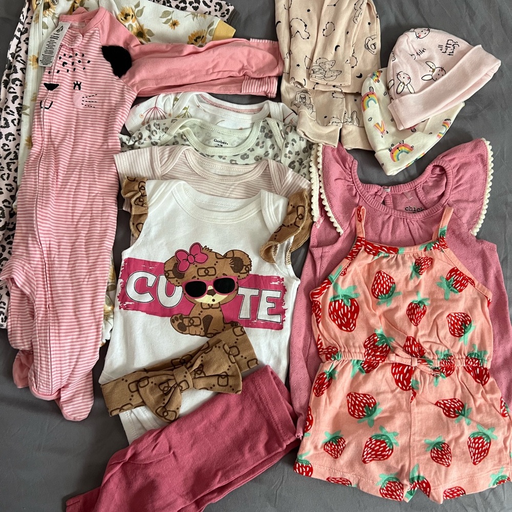 0-3 Month Cute Baby Girl Bundle